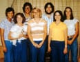 Living Letters group 1978 (Greta, Bruce, Jeff, Becky, Michele, Sue, Julie)