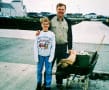 Concrete finishing crew, Tom and Leroy Anderson 1995